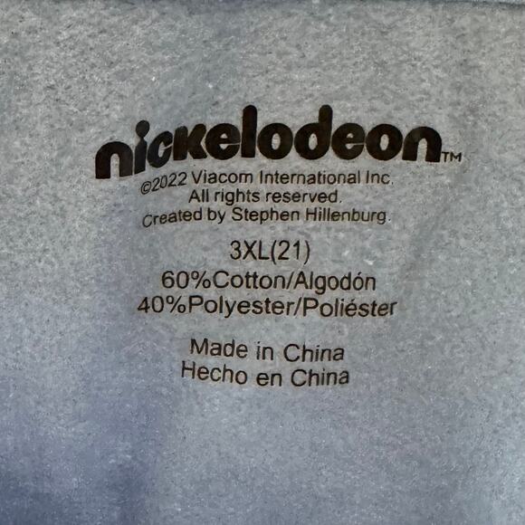 Nickelodeon SpongeBob SquarePants Graphic Hoodie Size 3XL Bikini Bottom Patrick - Picture 5 of 8